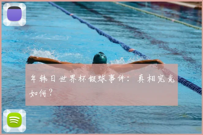 年韩日世界杯假球事件：真相究竟如何？